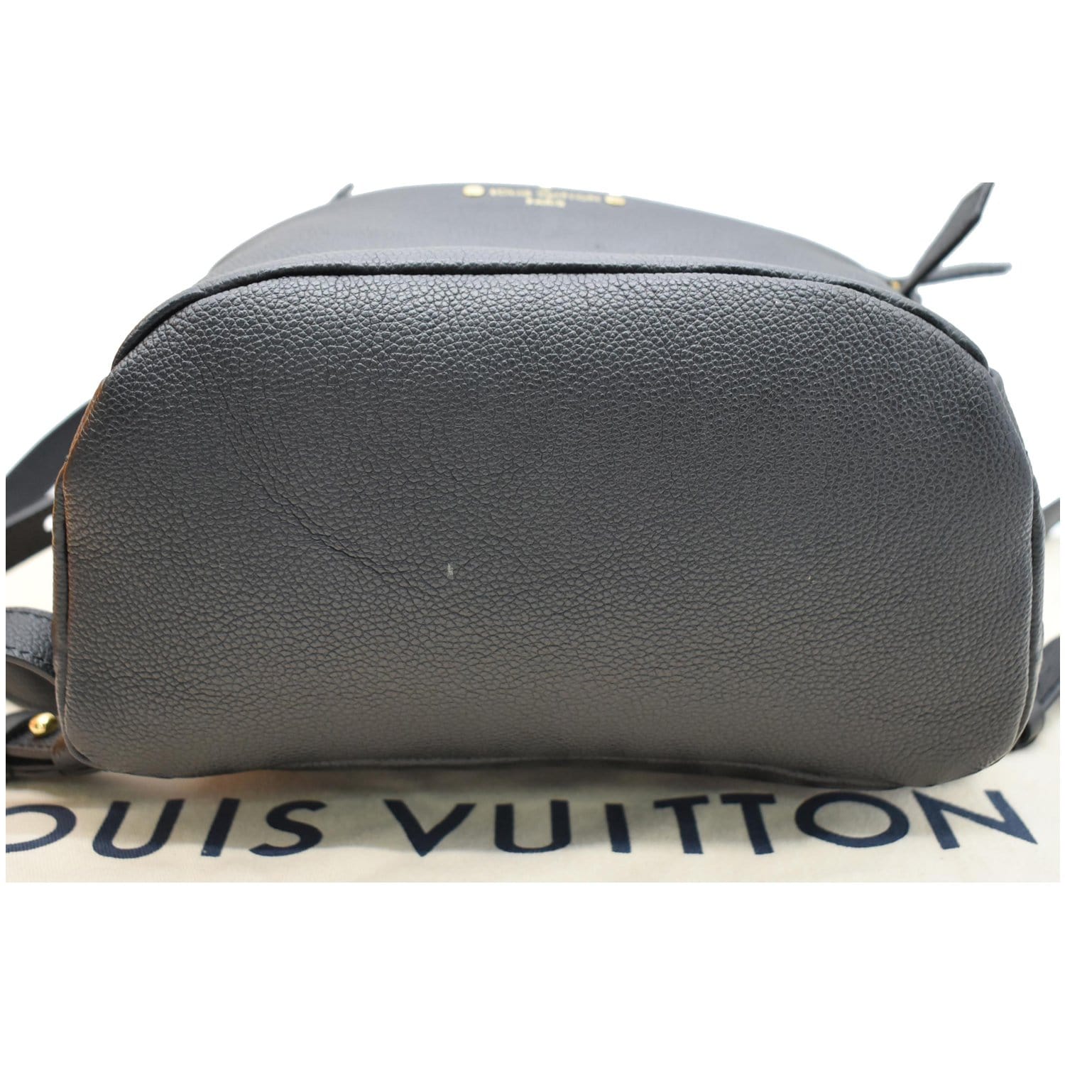Louis Vuitton Monogram Empreinte Sorbonne Backpack Dark Blue Charms Studded  LV