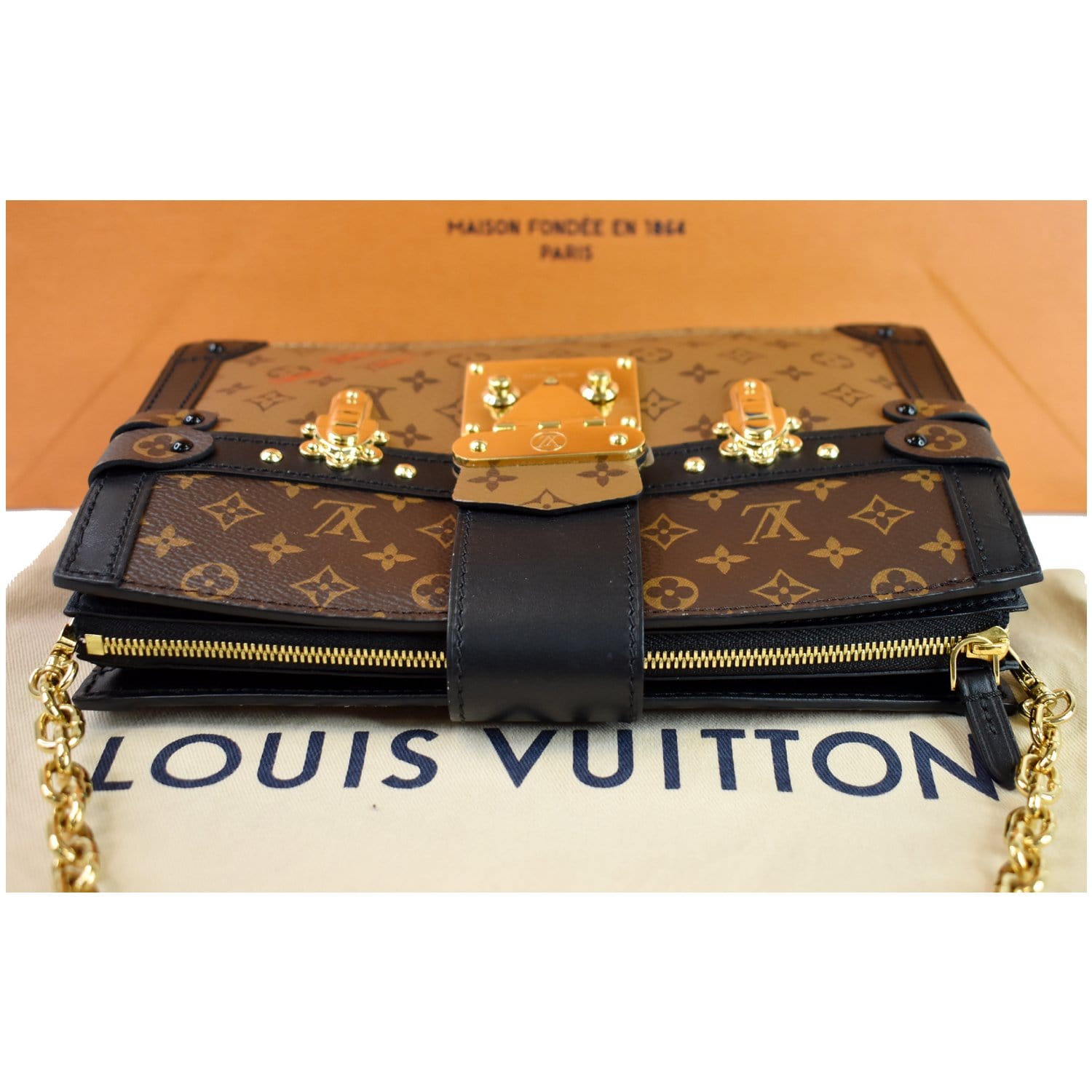Louis Vuitton Black 2018 LV Monogram Pouch