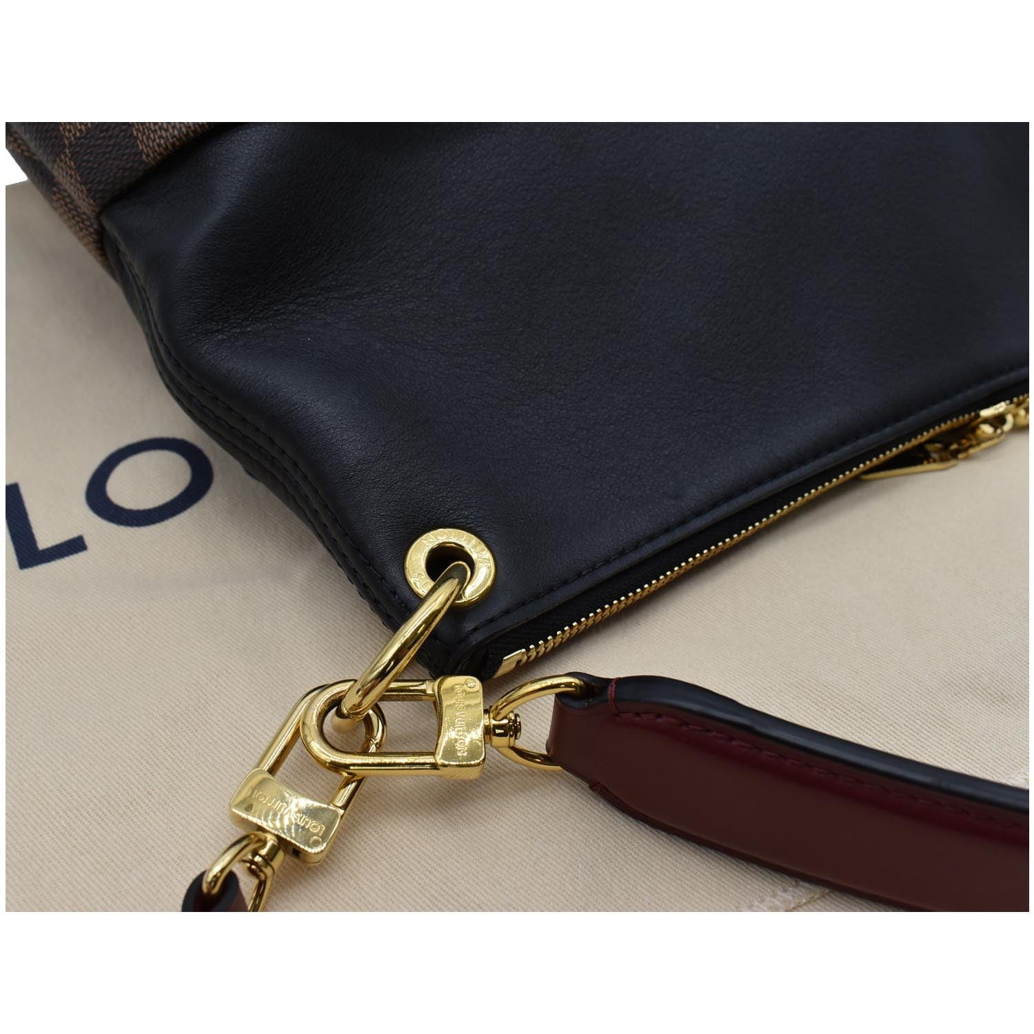 Louis Vuitton Black Damier Canvas Maida Bag - Yoogi's Closet