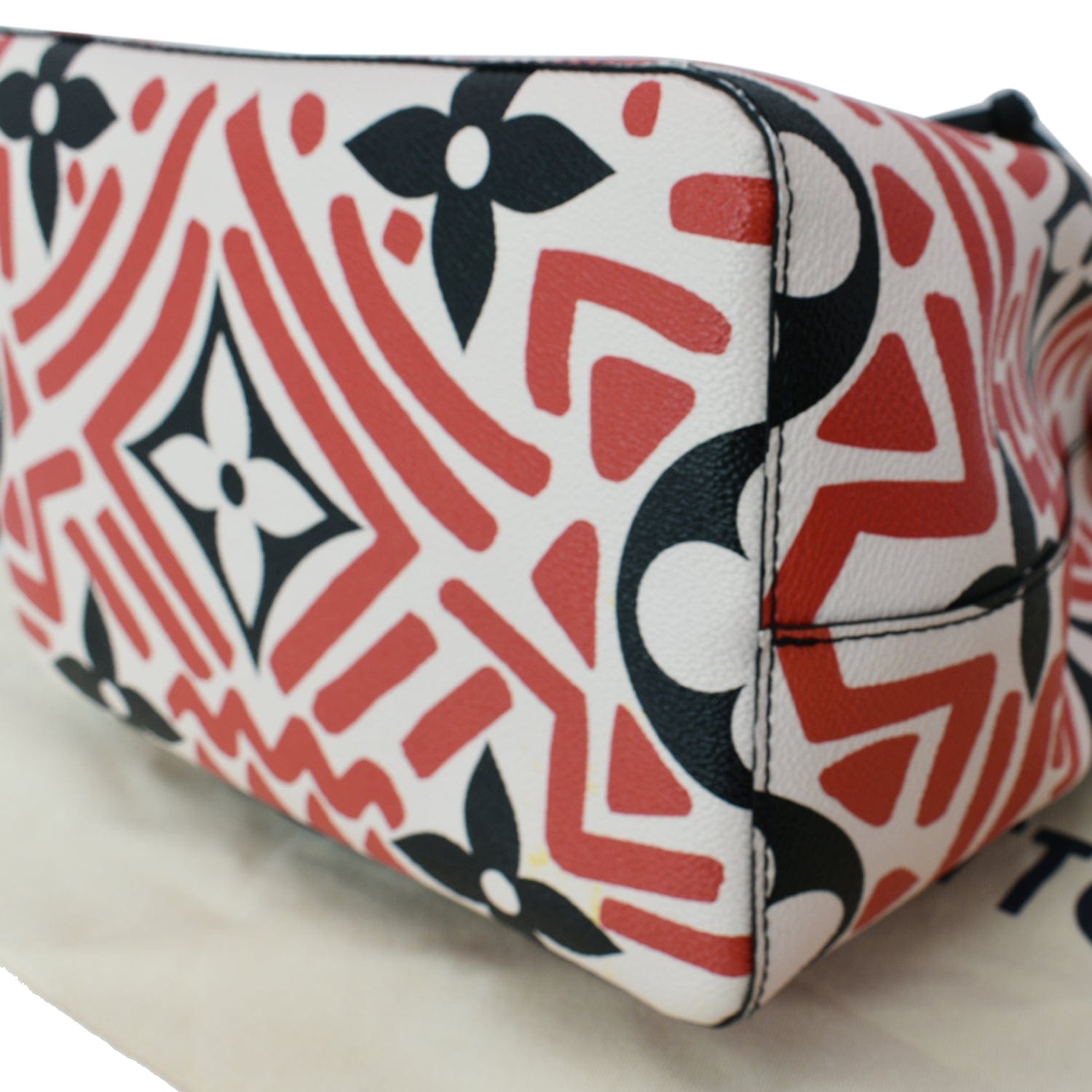 Louis Vuitton NeoNoe Poppy Red Monogram Canvas Shoulder Bag COMPLETE SET!