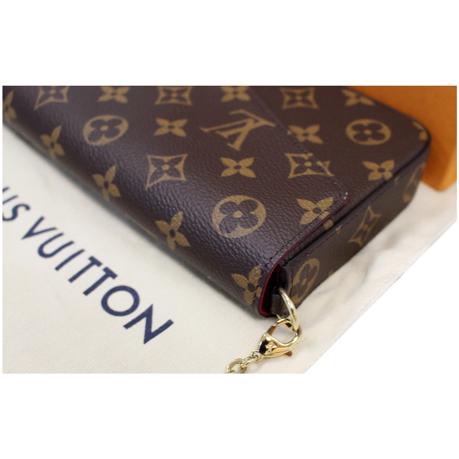 Louis+Vuitton+Felicie+Crossbody+Small+Brown+Canvas%2FLeather for sale  online