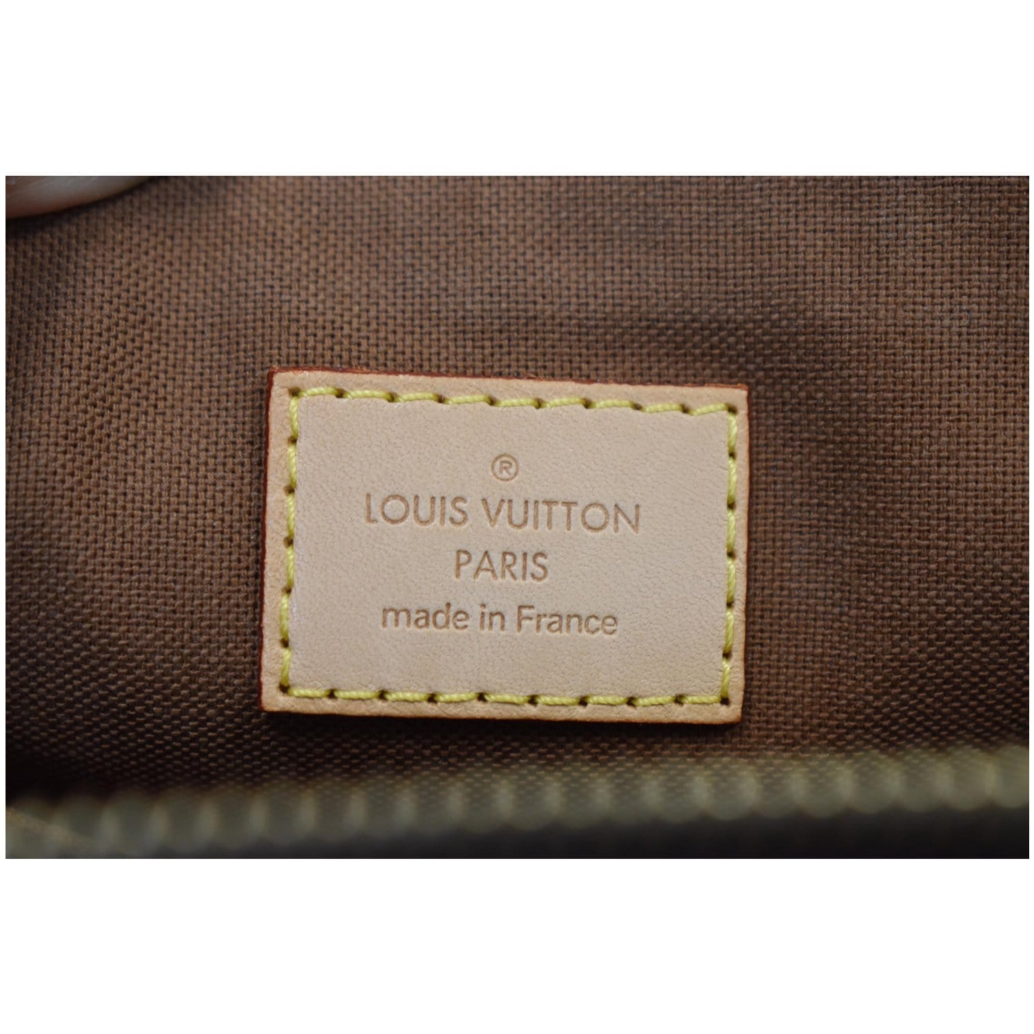 Popincourt cloth handbag Louis Vuitton Brown in Cloth - 30850573