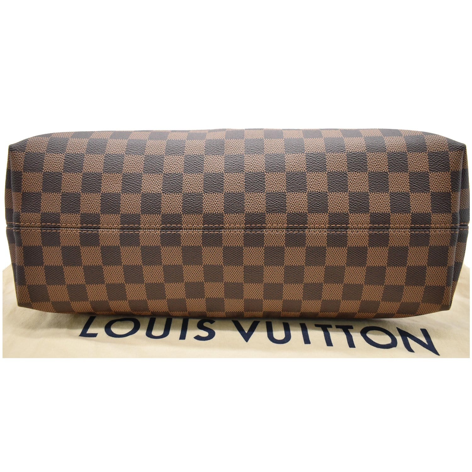 Dark Brown (Damier Ebene) Leather Strap for LV Artsy, Delightful, Graceful,  etc - 1 inch (25mm) Wide