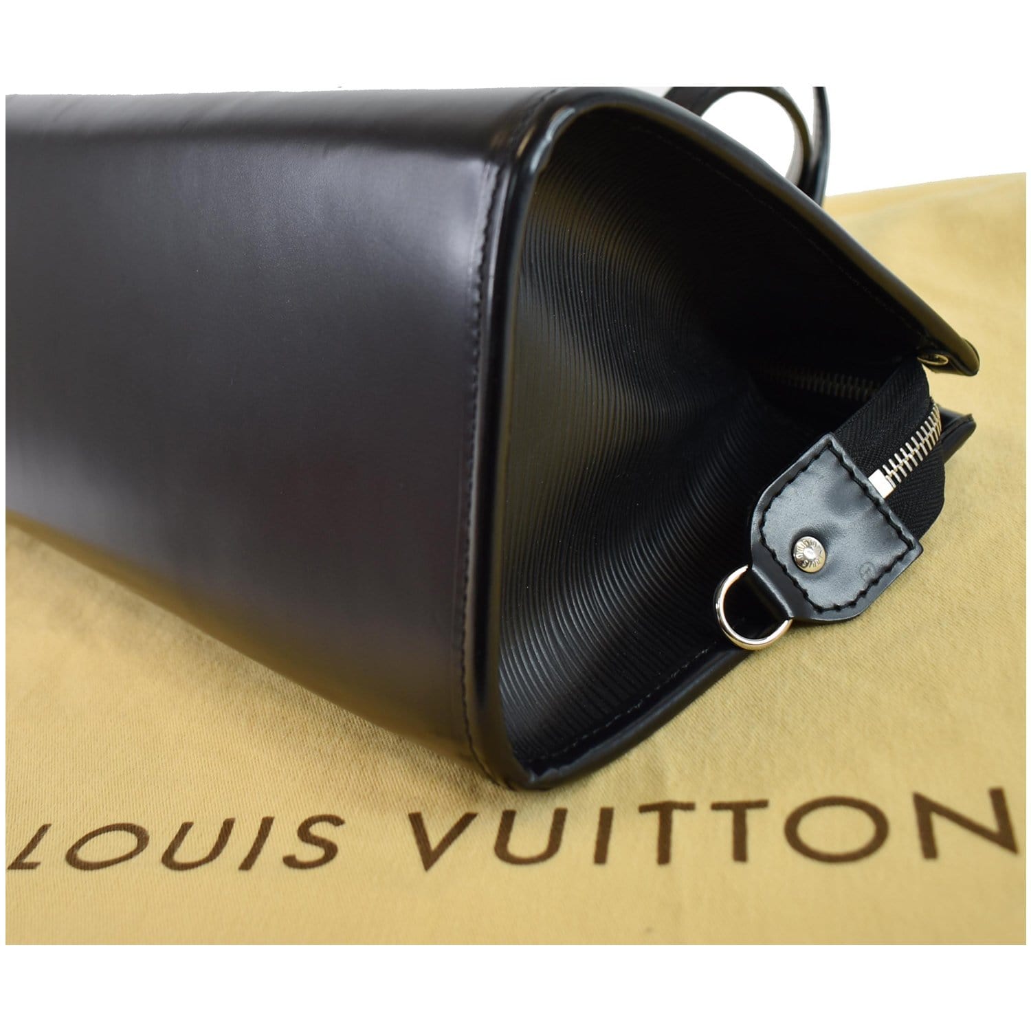 LOUIS VUITTON Black Epi Leather Madeleine PM Bag