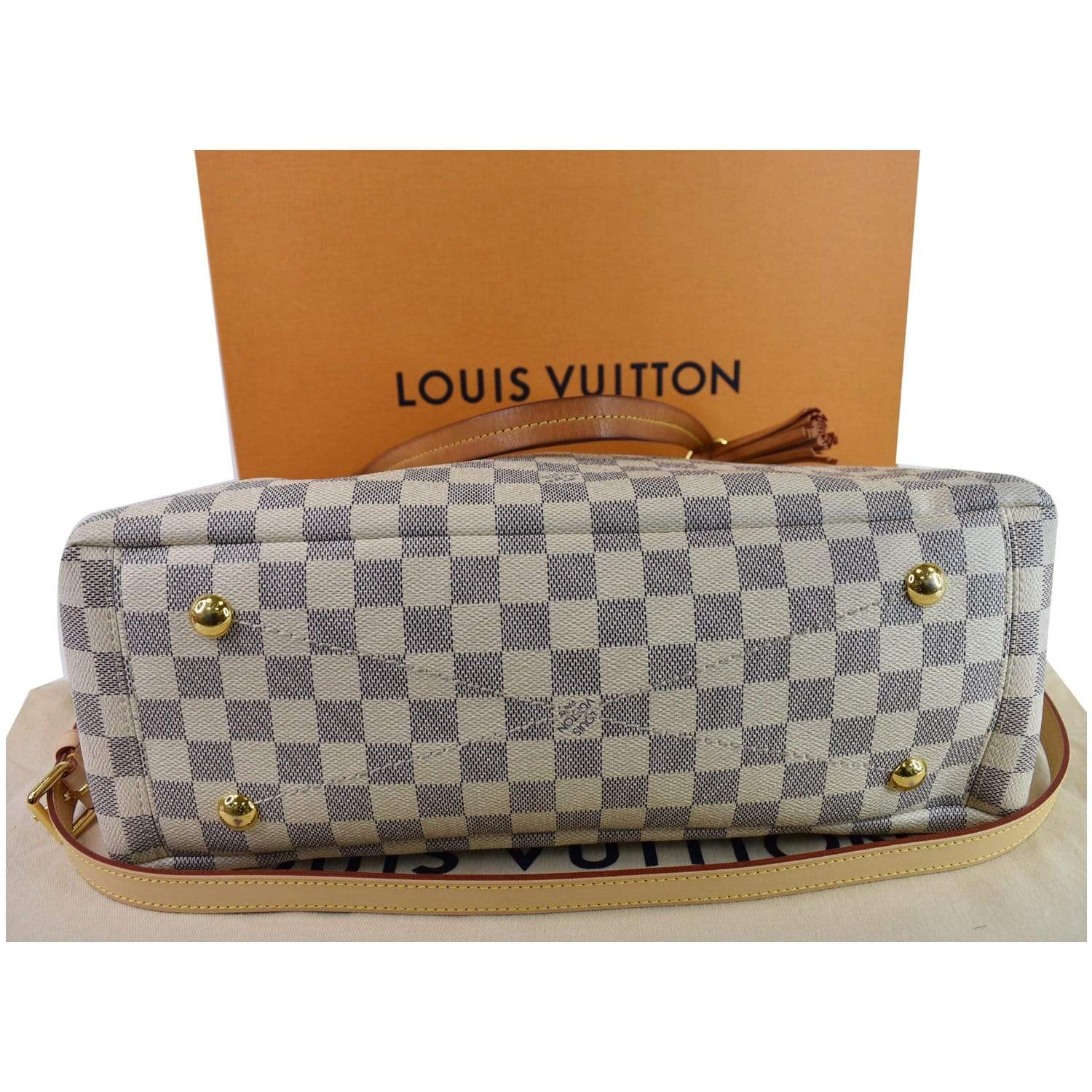 Authentic Louis Vuitton Damier Azur Lymington for Sale in Plano, TX -  OfferUp