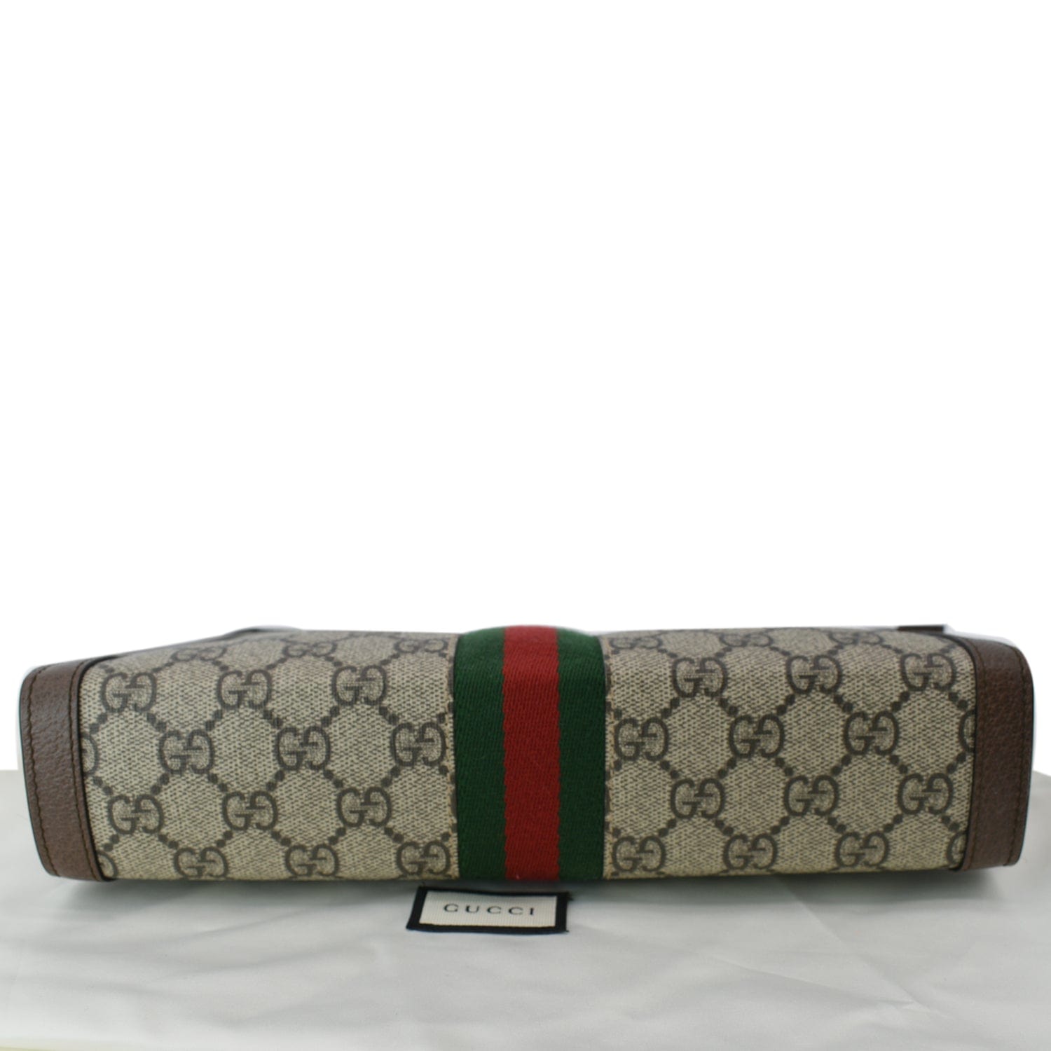 Gucci Ophidia Toiletry Pouch GG Coated Canvas Large Brown 22124148