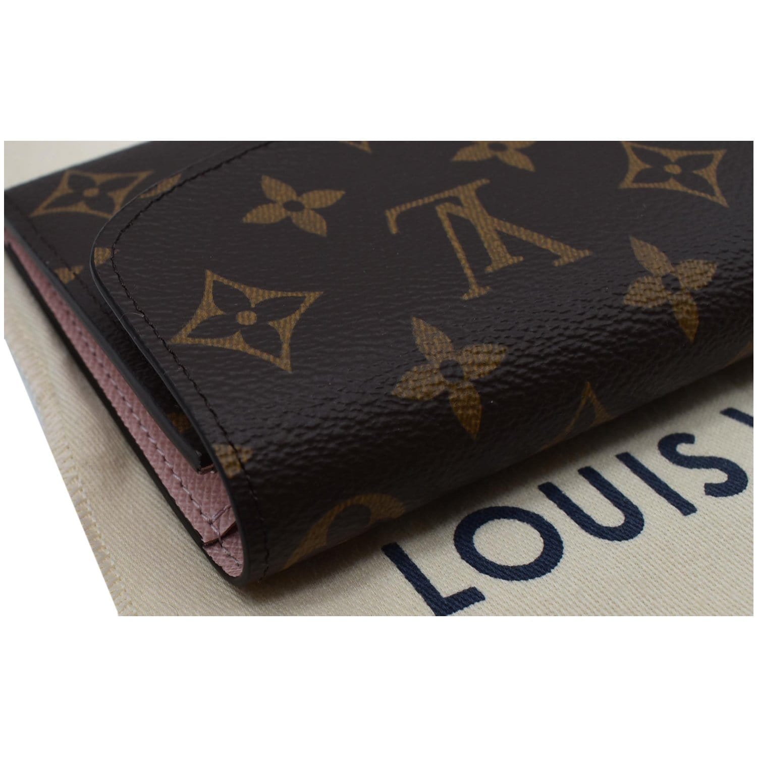 Louis Vuitton Wallet Emilie Damier Azur Rose Ballerine Interior - US