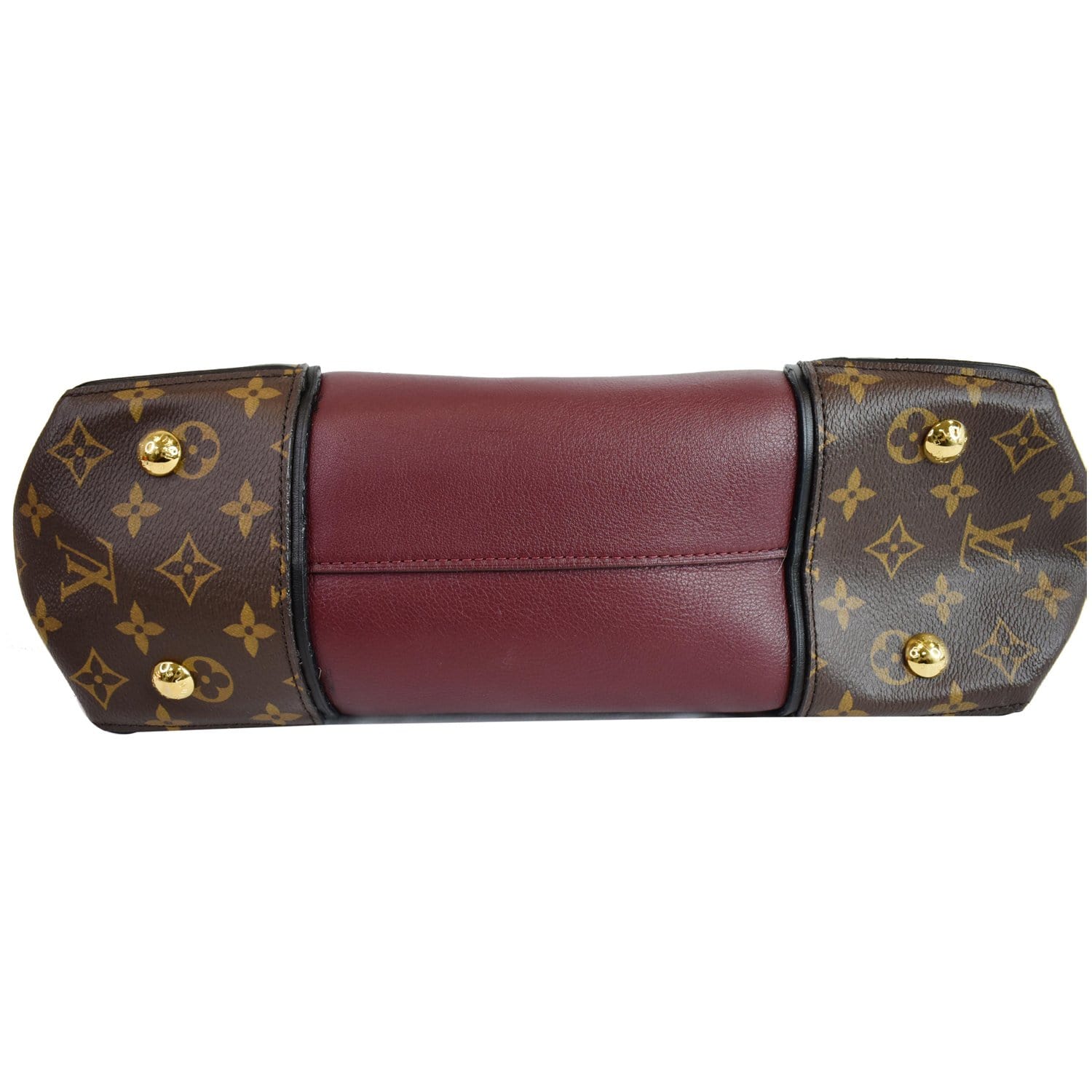 Pre-owned Louis Vuitton Leather Shoulder Bag In Burgundy