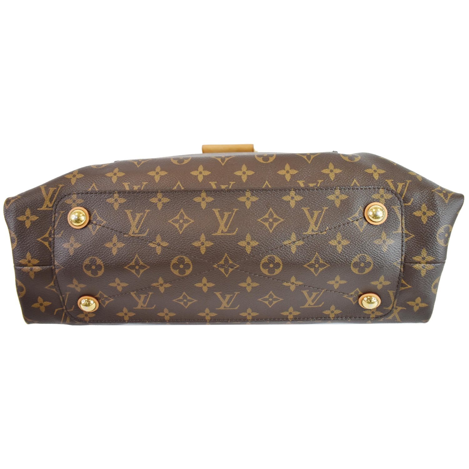 Louis Vuitton Olympe Monogram Canvas Leather Brown Shoulder Hand Bag