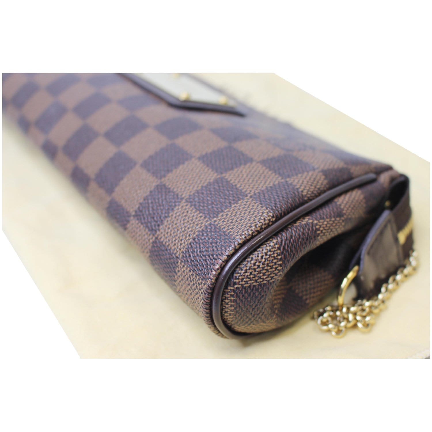 Eva leather handbag Louis Vuitton Brown in Leather - 35296414