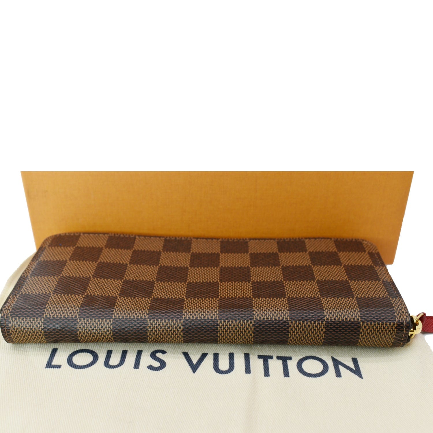 Louis Vuitton Brown, Pattern Print 2019 LV Monogram Clemence Wallet
