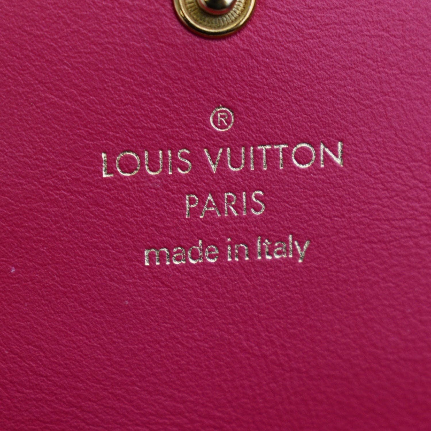 LOUIS VUITTON new wave rouge bifold long wallet
