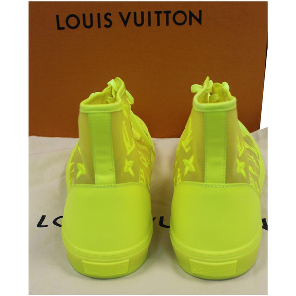 Louis Vuitton Tattoo Monogram High Top Boot Back View