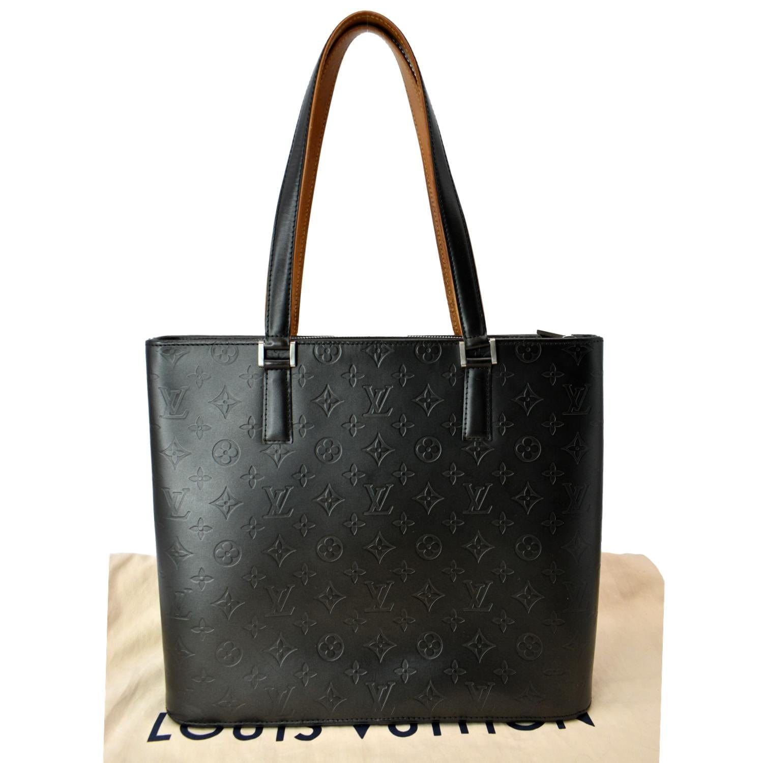 Louis Vuitton LV On My Side Tote GM Black Leather M22225 Retail