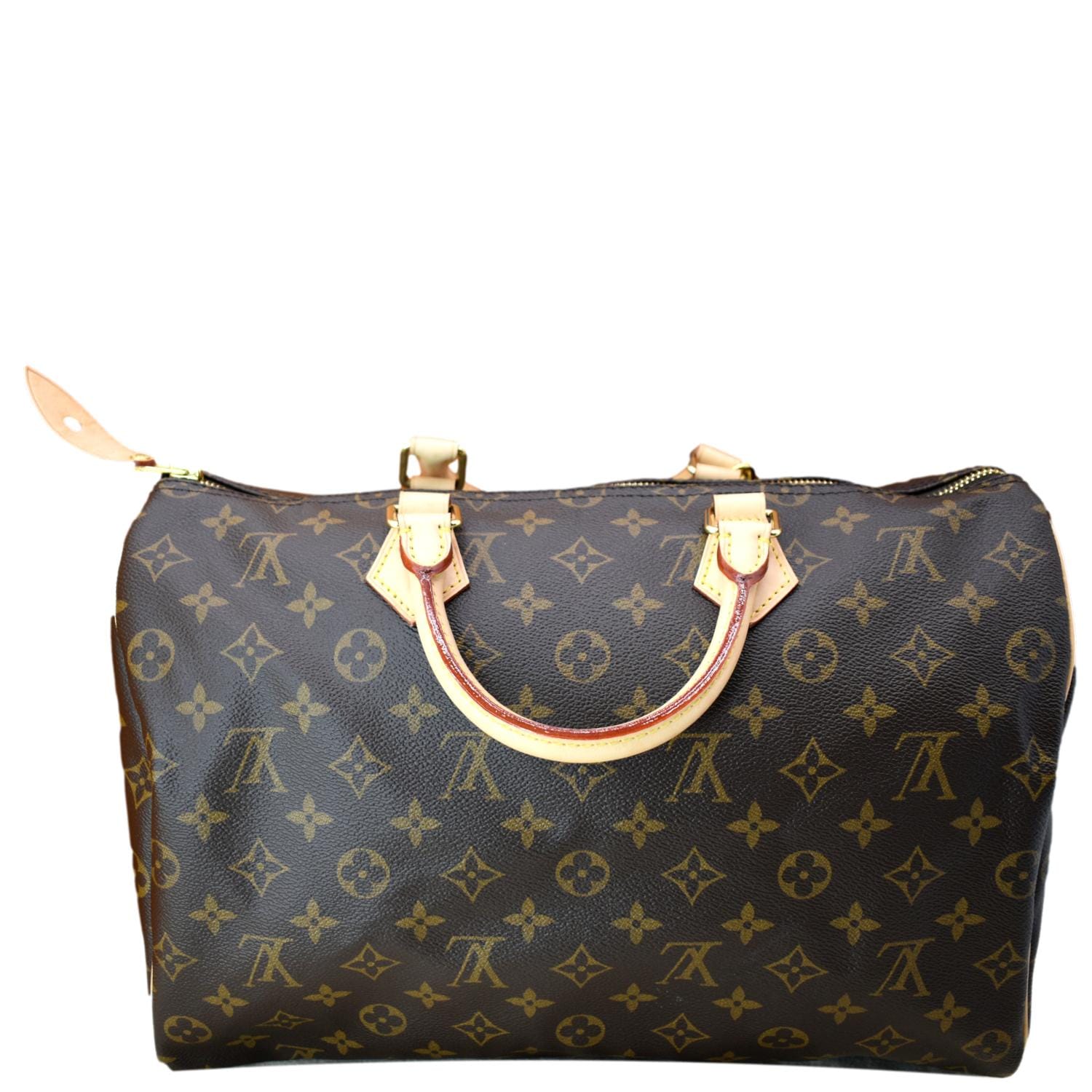 Louis Vuitton Bag Monogram Speedy 35 Brown Canvas Handbag Mini Boston  Ladies Men 51833