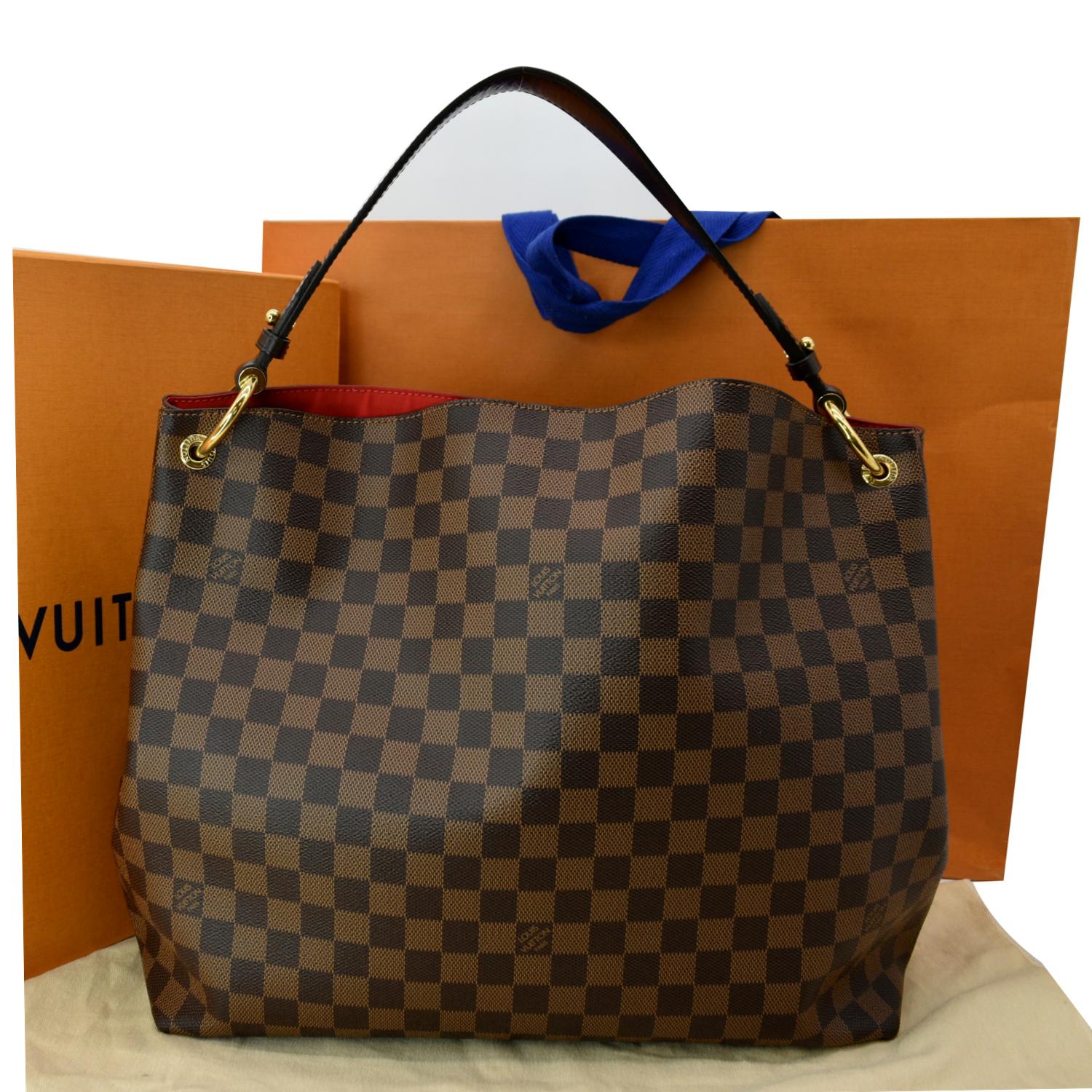 Louis Vuitton Damier Ebene Graceful MM - Brown Hobos, Handbags - LOU760088
