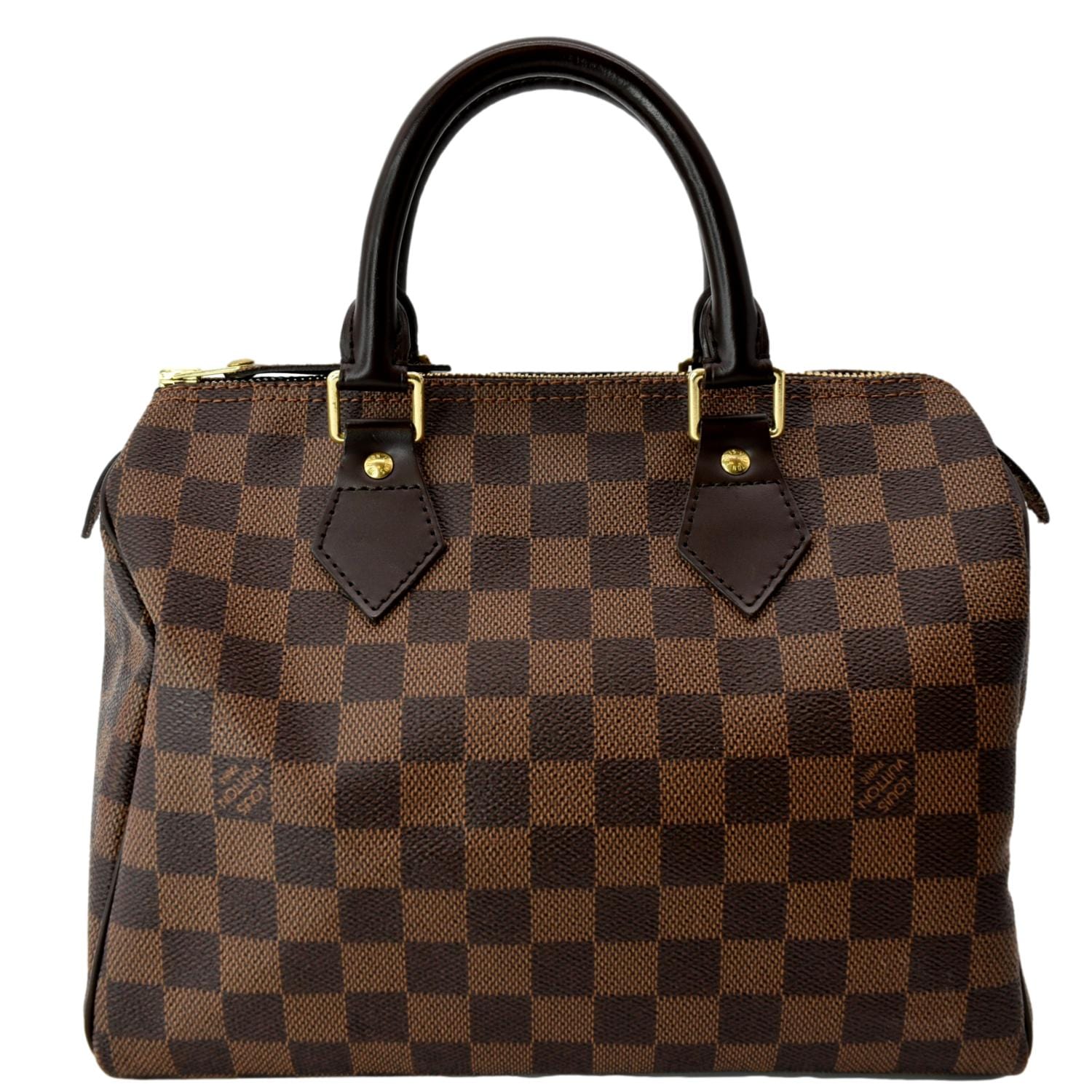 Speedy doctor 25 leather handbag Louis Vuitton Brown in Leather - 29473073