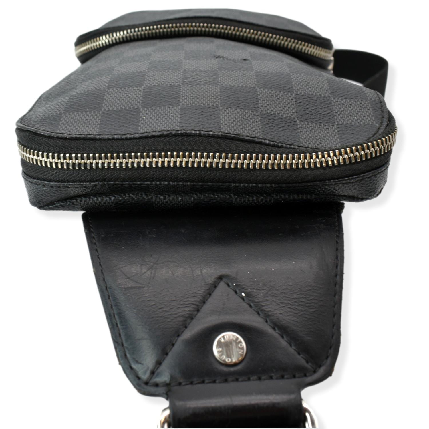 Louis Vuitton Damier Graphite Avenue Sling Backpack 585119