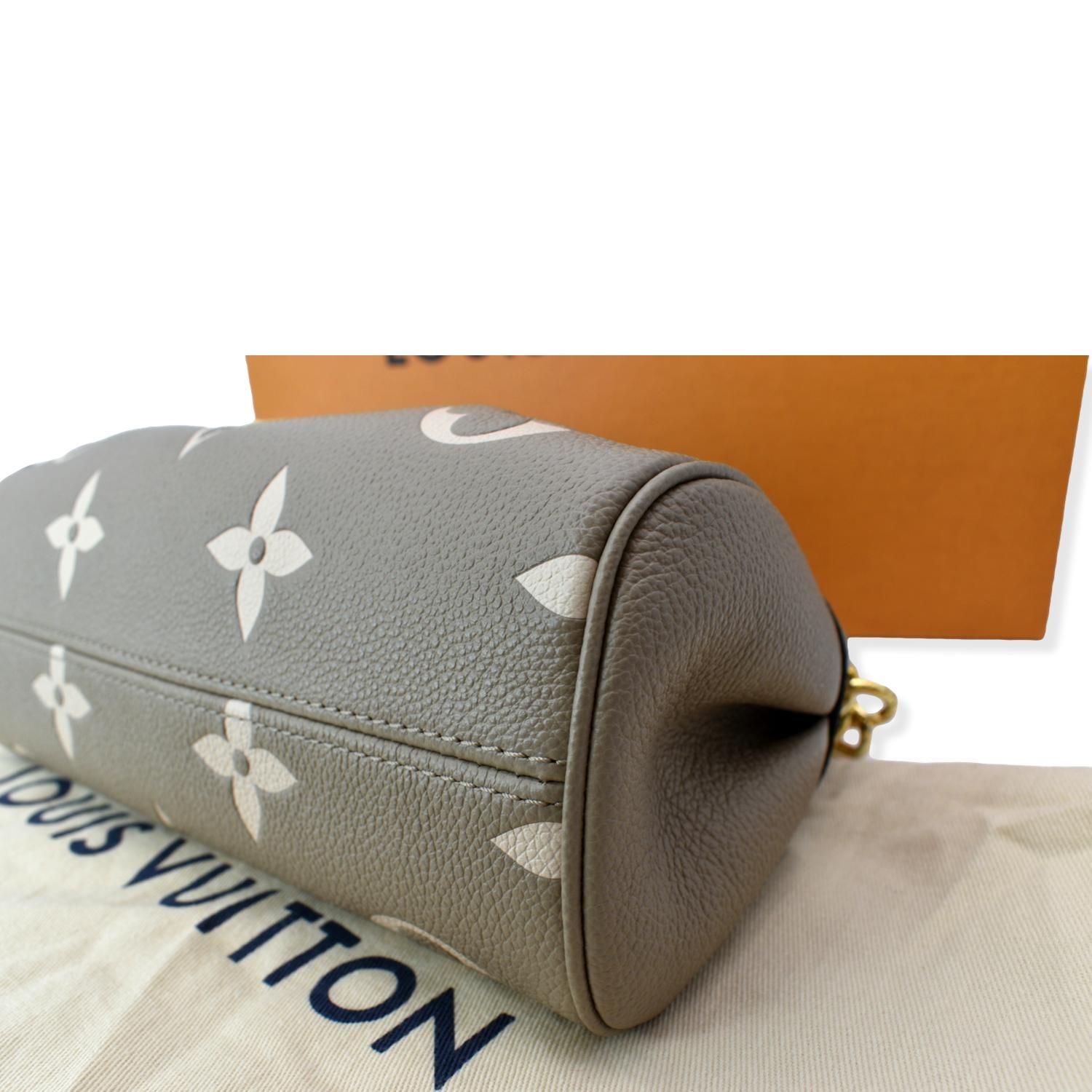 Favourite Bag - Luxury Bicolour Monogram Empreinte Leather Grey