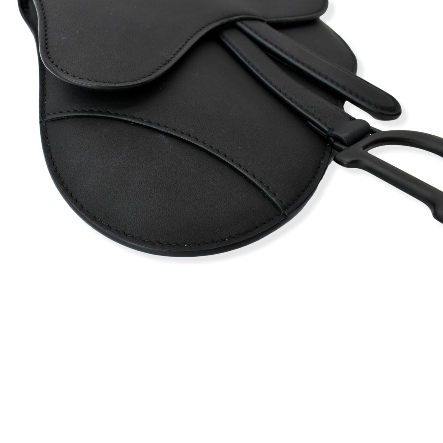 Christian Dior Mens Saddle Bag Black Leather – Luxe Collective
