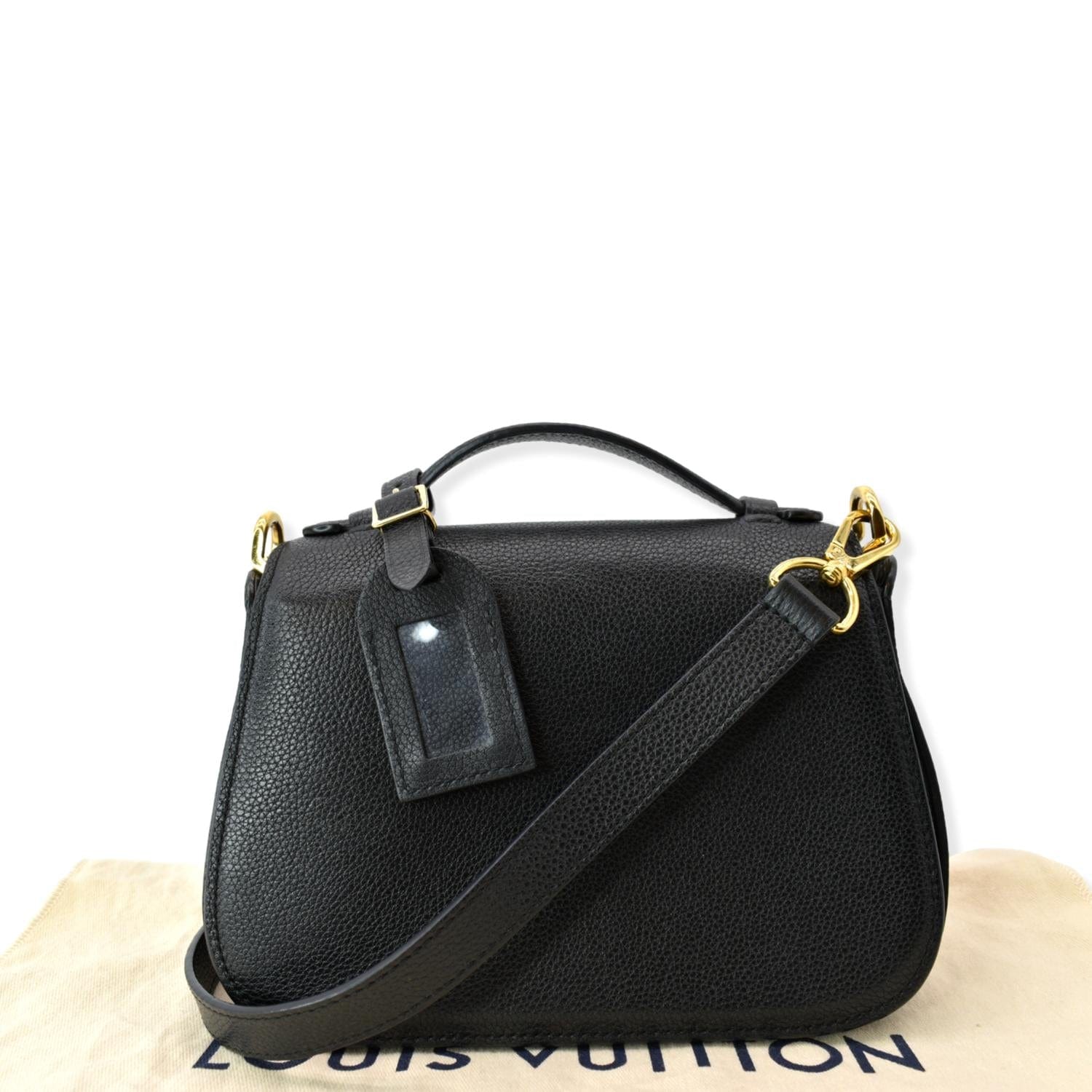 Neo vivienne patent leather handbag Louis Vuitton Black in Patent