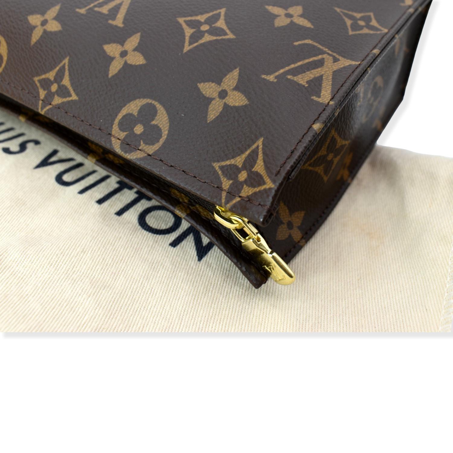 LOUIS VUITTON MONOGRAM Toiletry 19 Cosmetic Case, Make-up Pouch, BOX