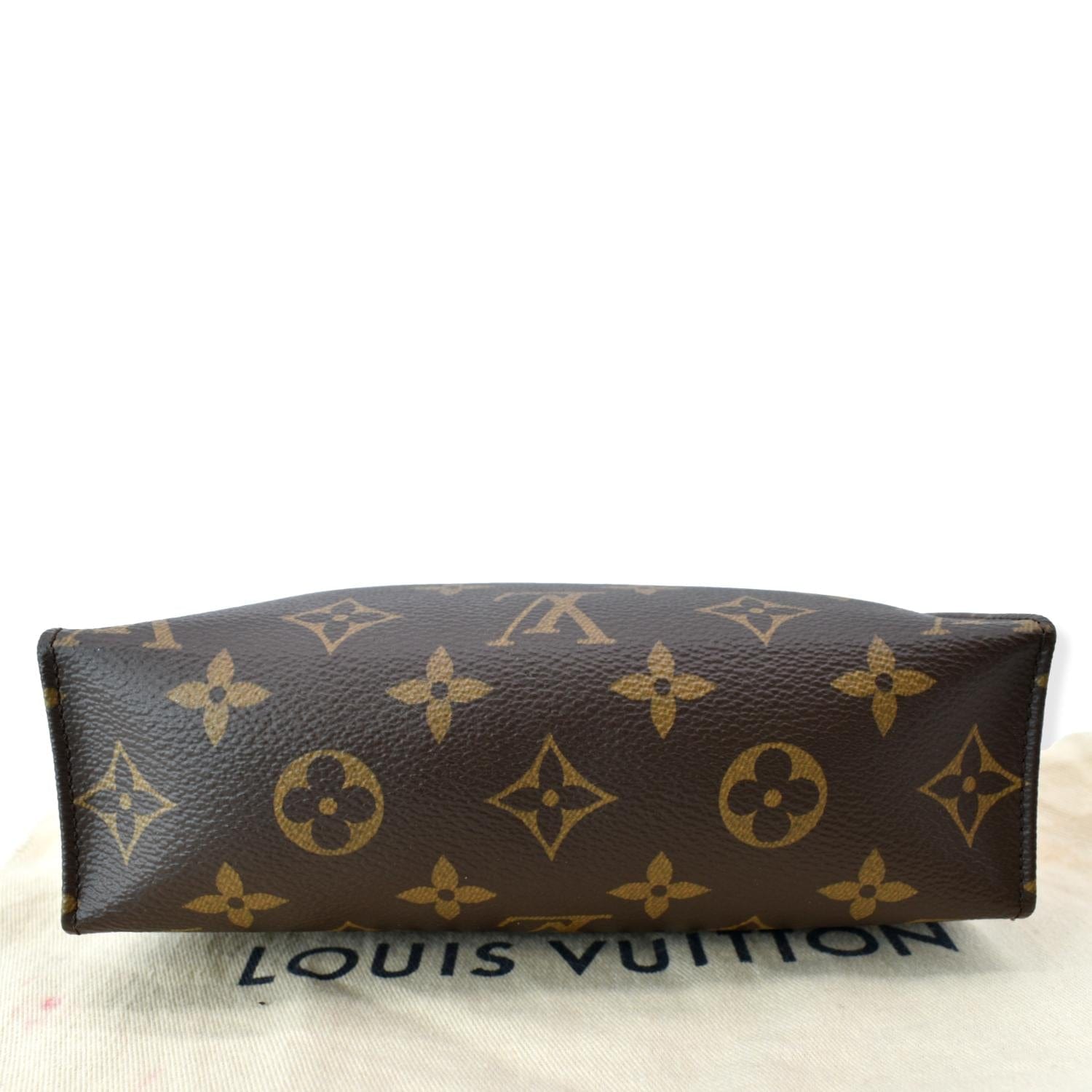 Louis Vuitton Monogram Trousse Ronde Cosmetic Pouch Pen Case Accessories  Case