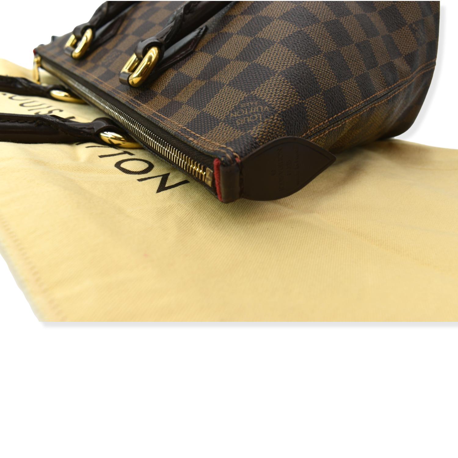 LOUIS VUITTON Saleya PM Shoulder Bag Damier Azur Leather White N51186  85BX144