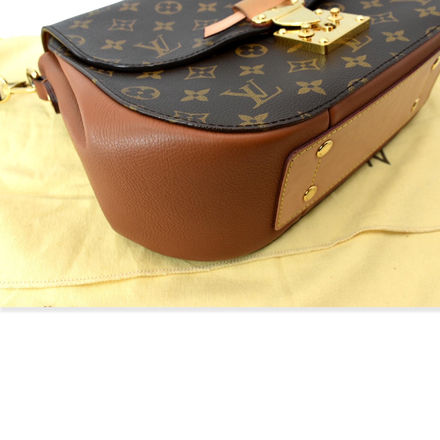 LOUIS VUITTON LV Limited Edition Brown Gold Perlee Bead Evening Shoulder  Bag For Sale at 1stDibs