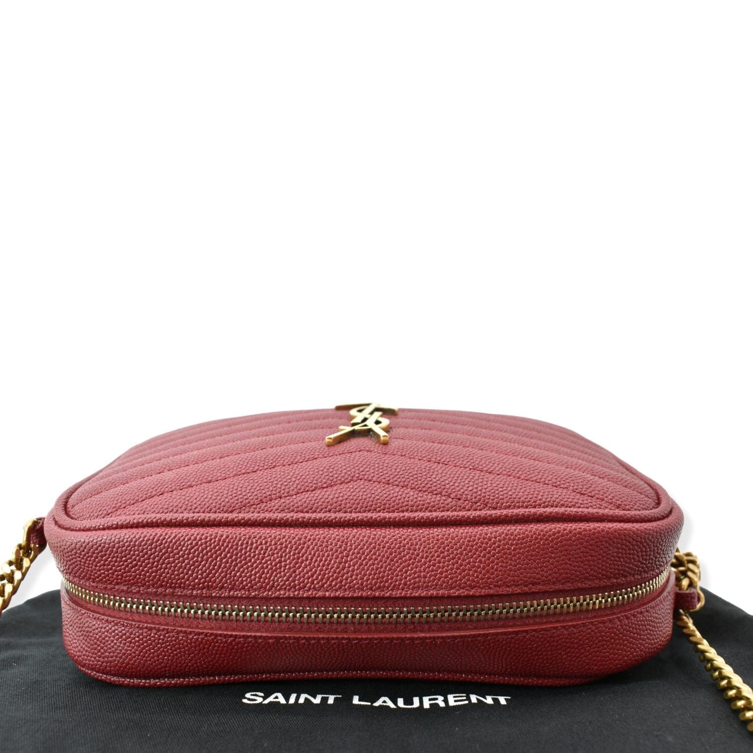 Saint Laurent Lou Camera Bag in Rouge Legion — LSC INC
