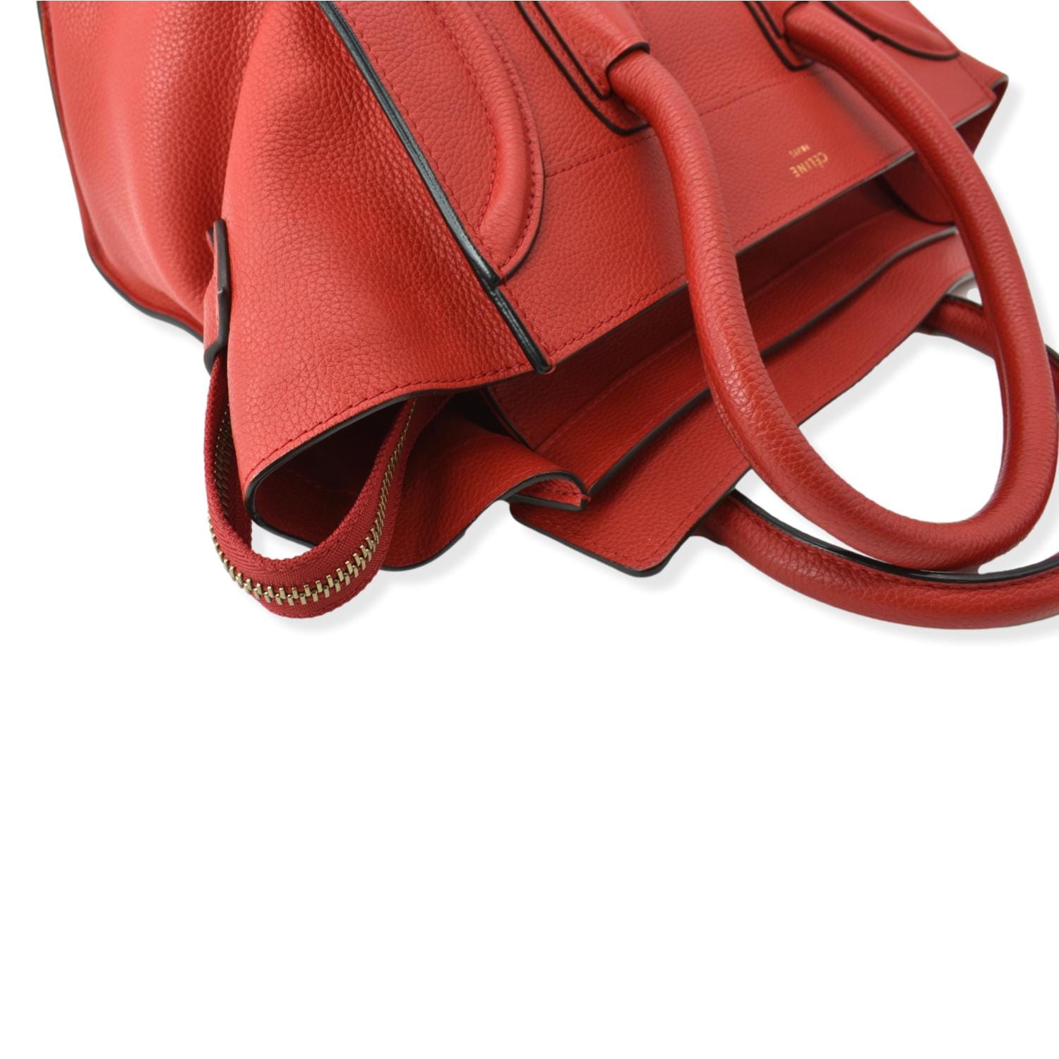Santa Monica Tote Bag patent leather red ghw – L'UXE LINK