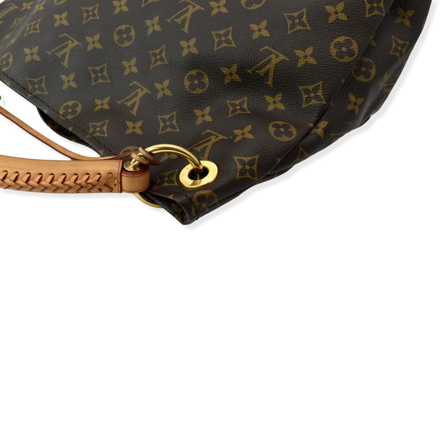 Artsy leather handbag Louis Vuitton Brown in Leather - 21550993