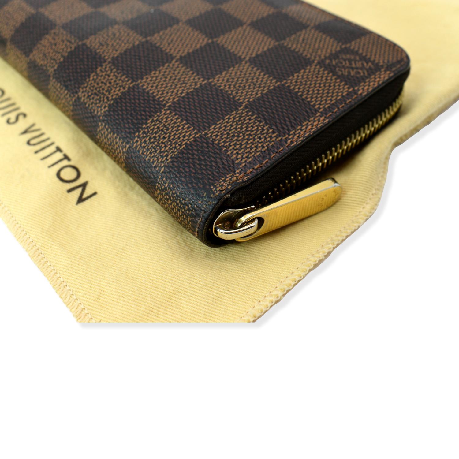 Louis Vuitton Damier Ebene Brown Zippy Wallet - A World Of Goods For You,  LLC