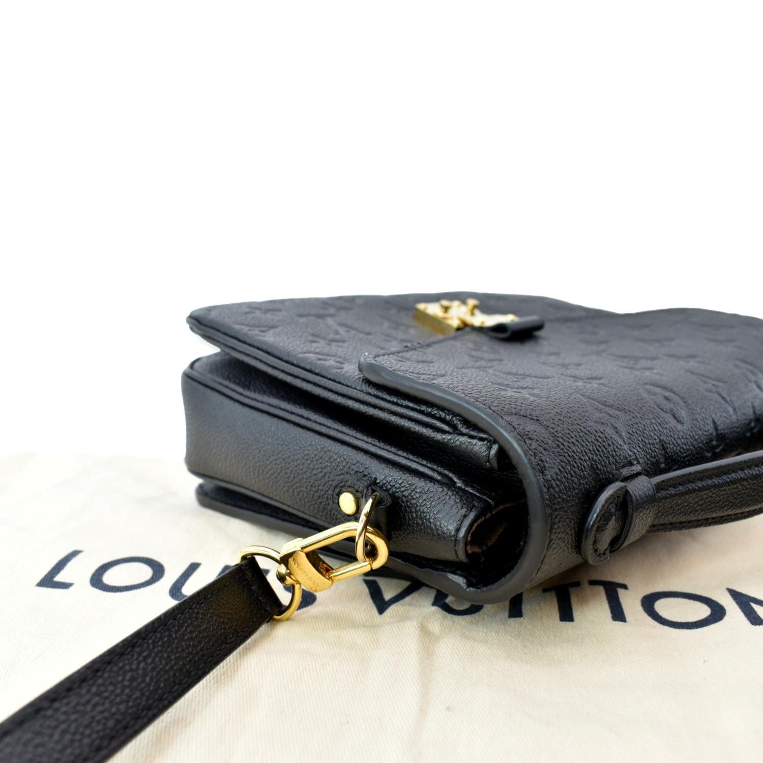 Louis Vuitton Braided Pochette Metis Black Leather – Luxe Collective