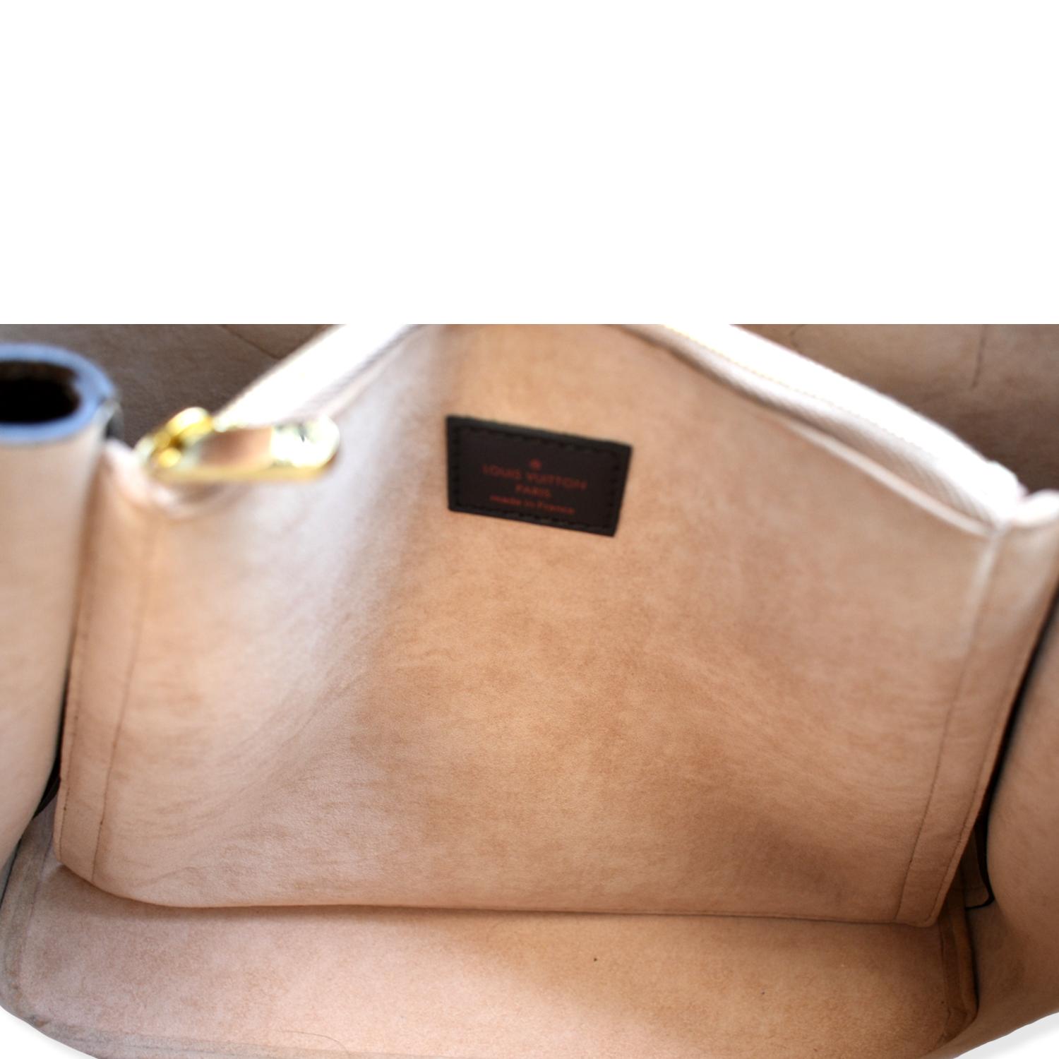 Kensington leather handbag Louis Vuitton Brown in Leather - 29827221