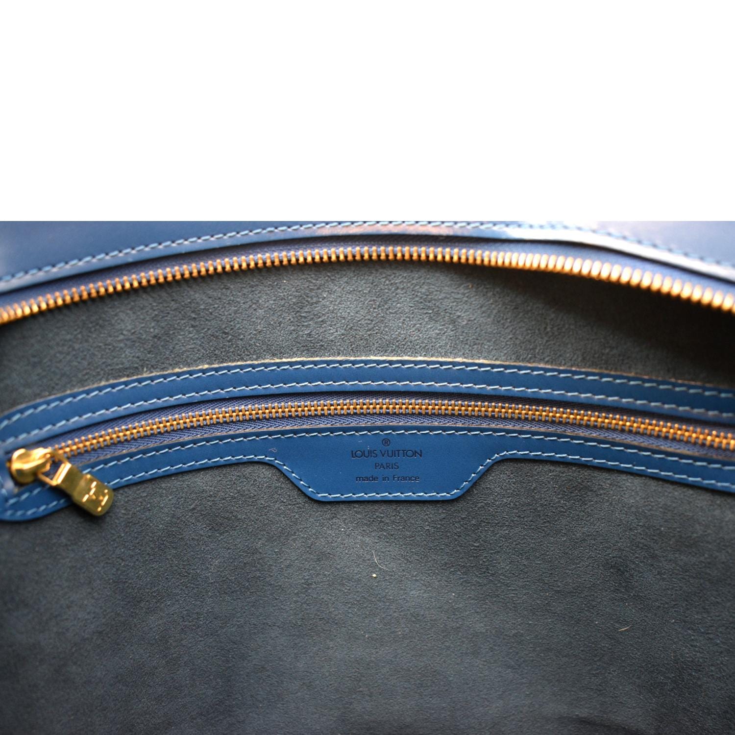 Louis Vuitton Epi Saint Jacques Long Strap M52335 Blue Leather Pony-style  calfskin ref.843492 - Joli Closet