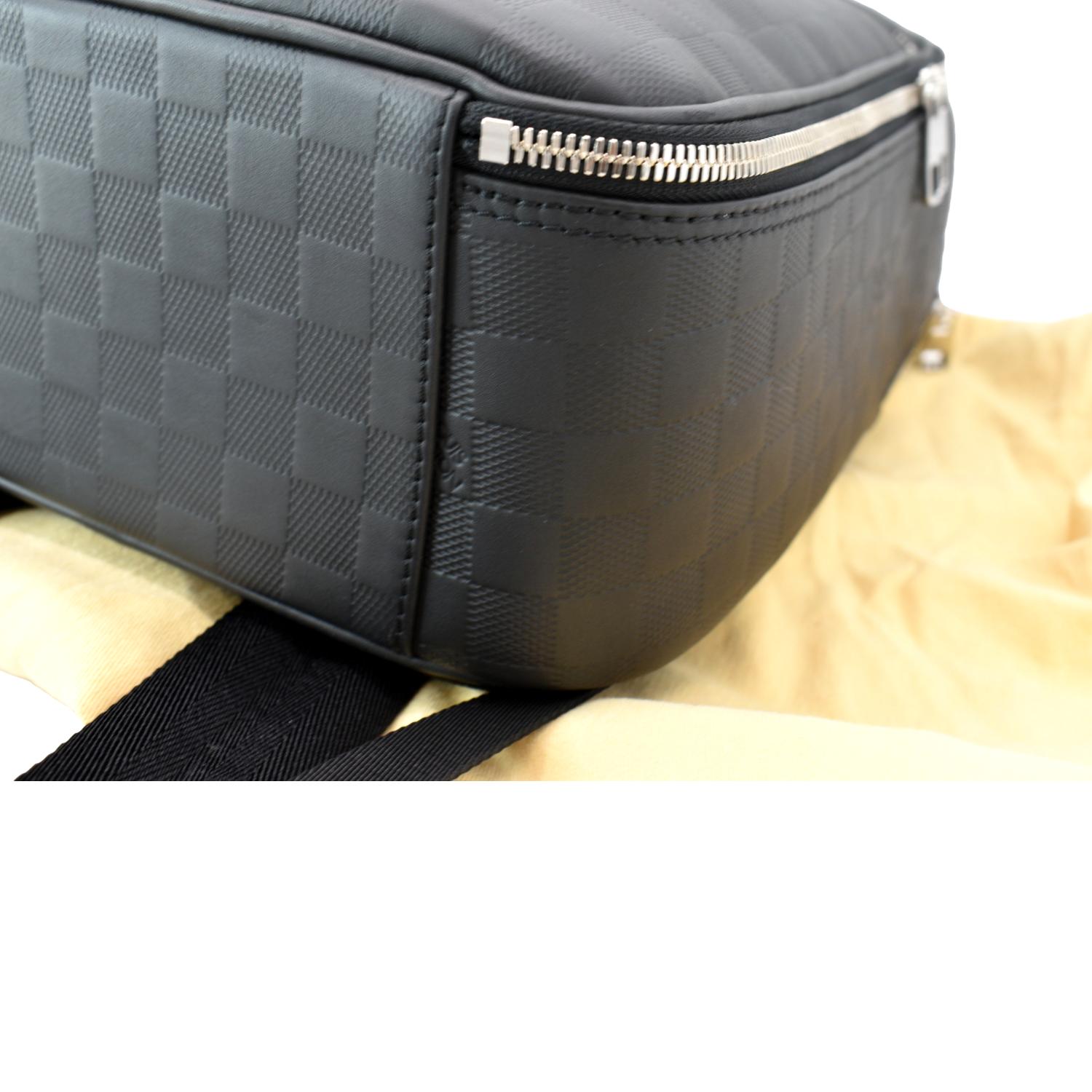 Louis Vuitton Black Damier Infini Leather Michael Backpack at 1stDibs