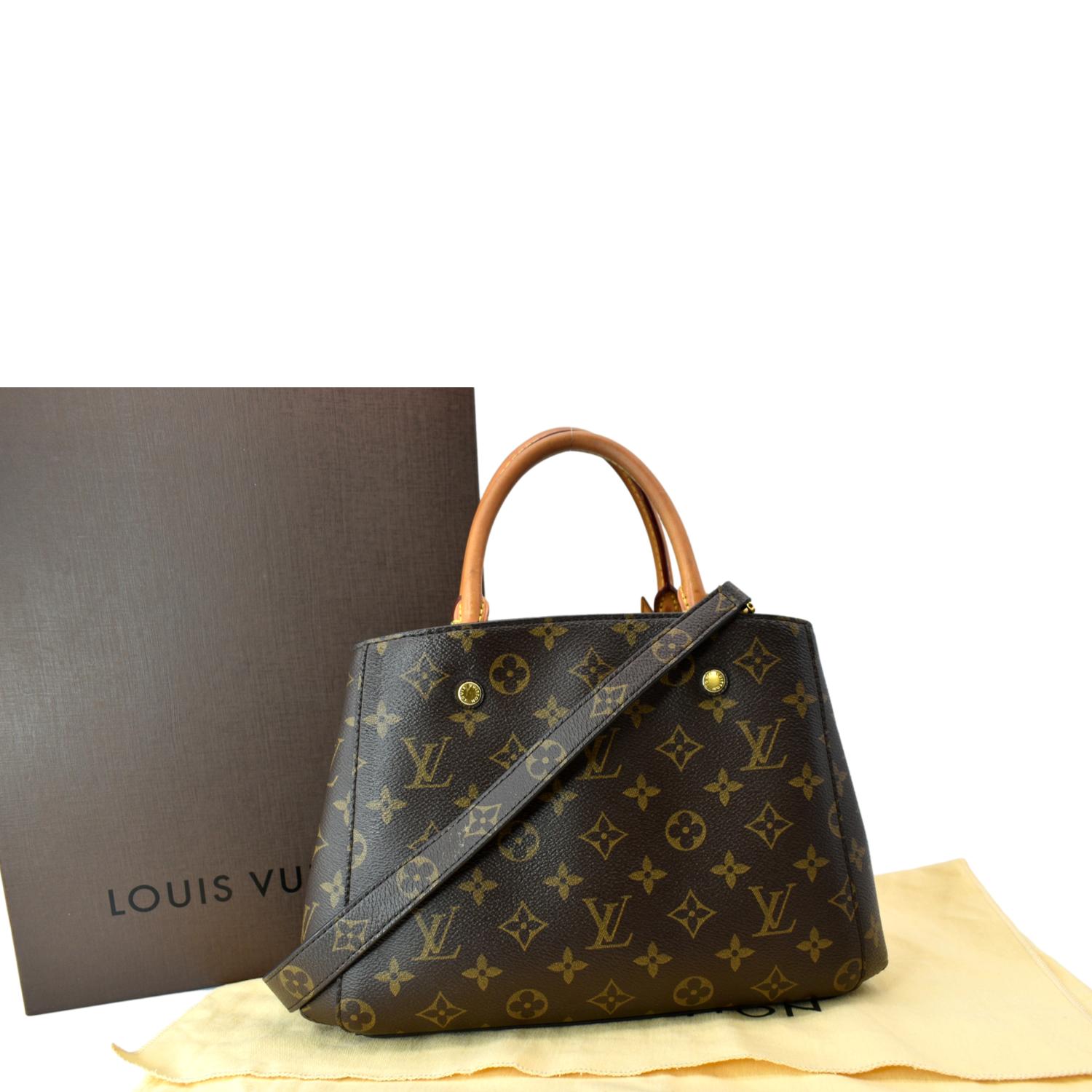 Louis Vuitton Monogram Montaigne BB, Brown, One Size