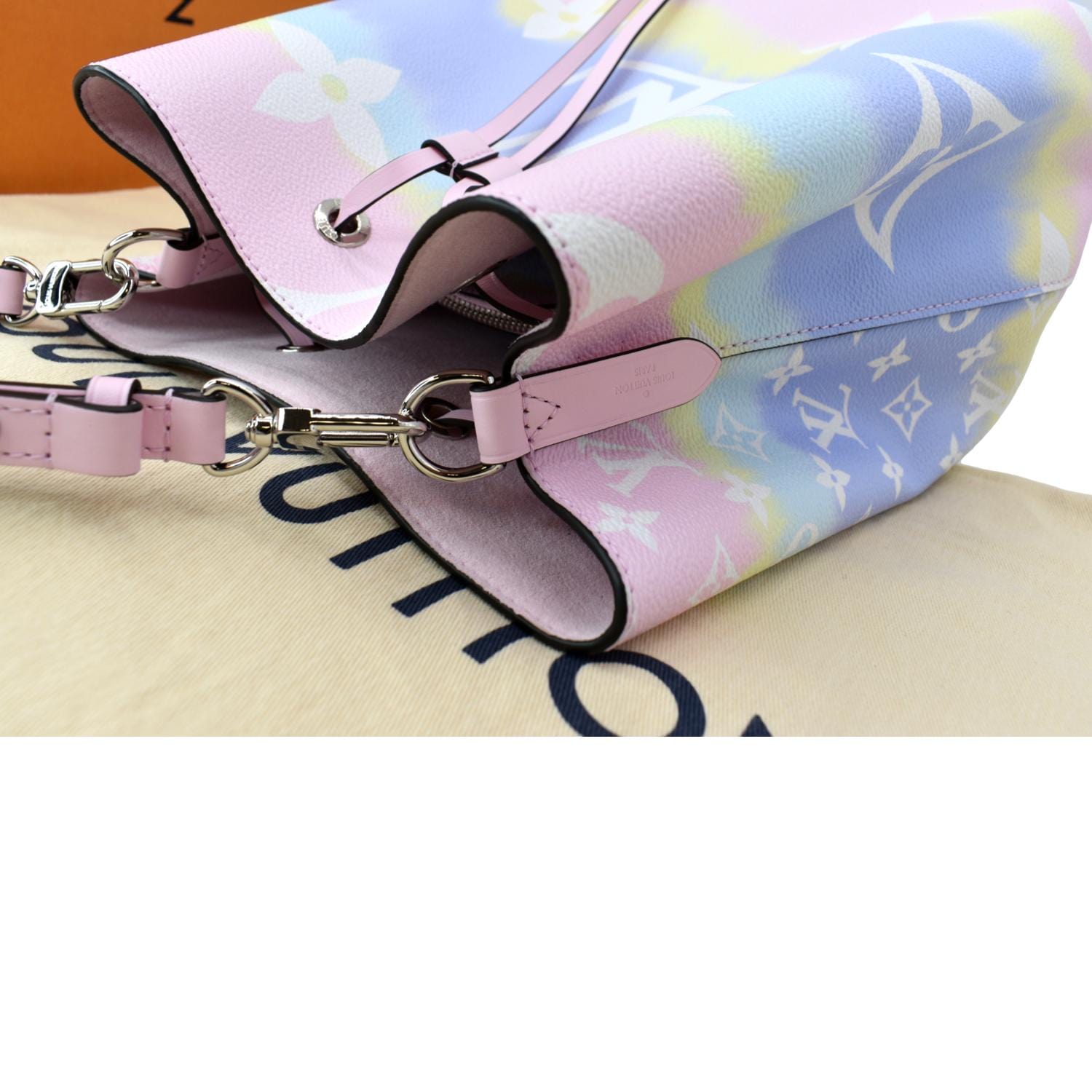 Louis Vuitton MM Pastel Pink Tie Dye Escale Neverfull Bag