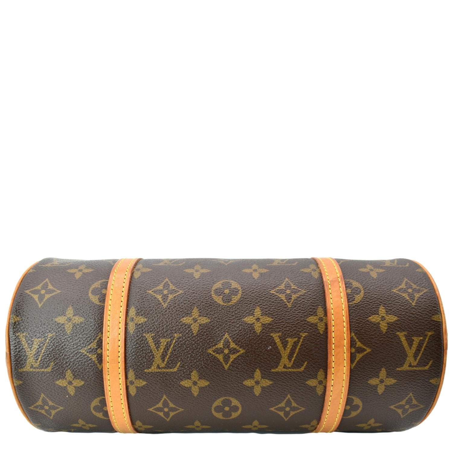 Louis Vuitton Monogram Hand Painted Papillon Bag 26 Brown