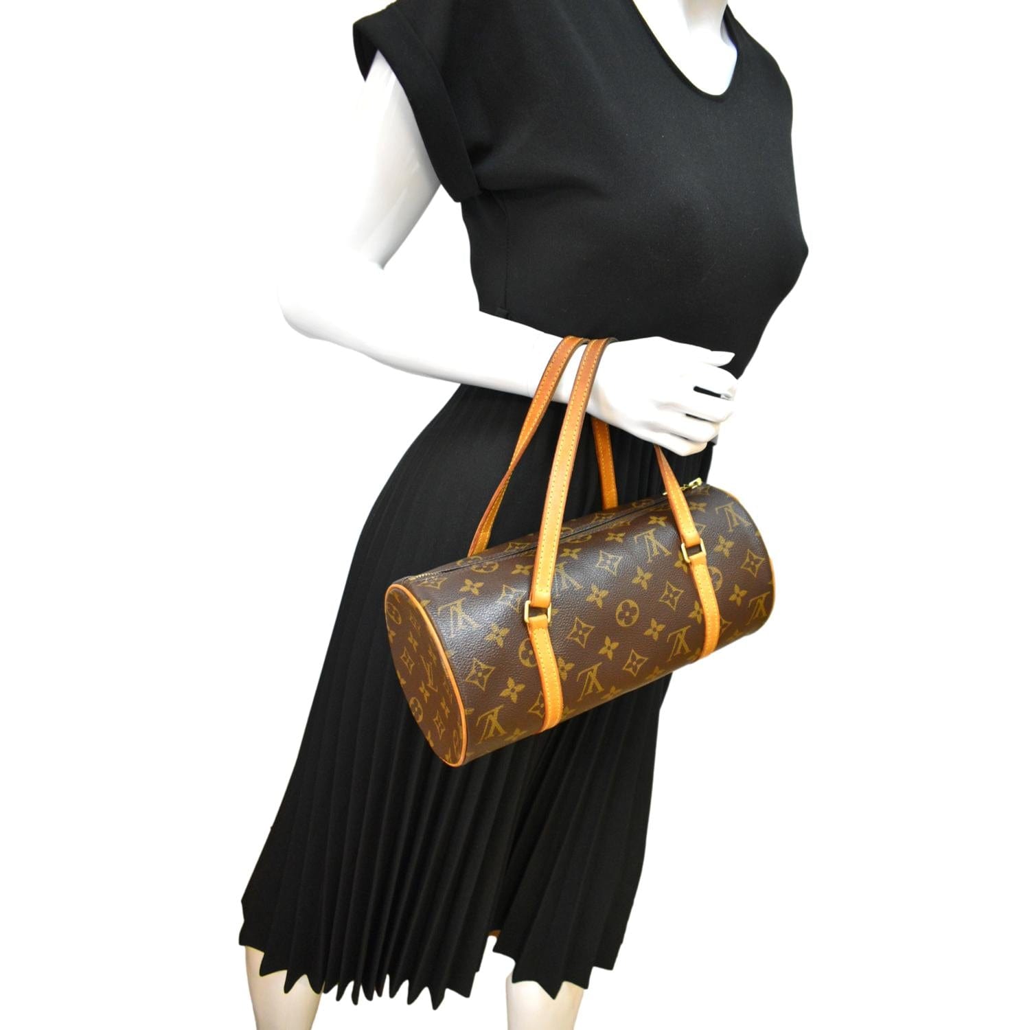 Louis Vuitton Papillon 30 Hand Shoulder Bag M51365 Vintage 
