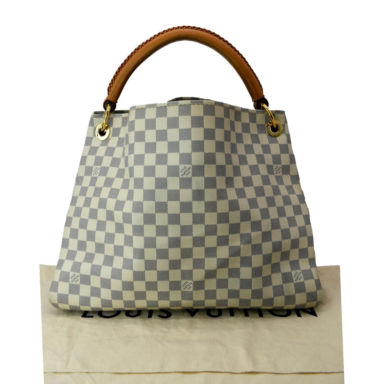 Louis Vuitton Handbag Artsy Mm Neige White Empreinte Leather Hobo Tote Bag  Dc570 ref.639545 - Joli Closet