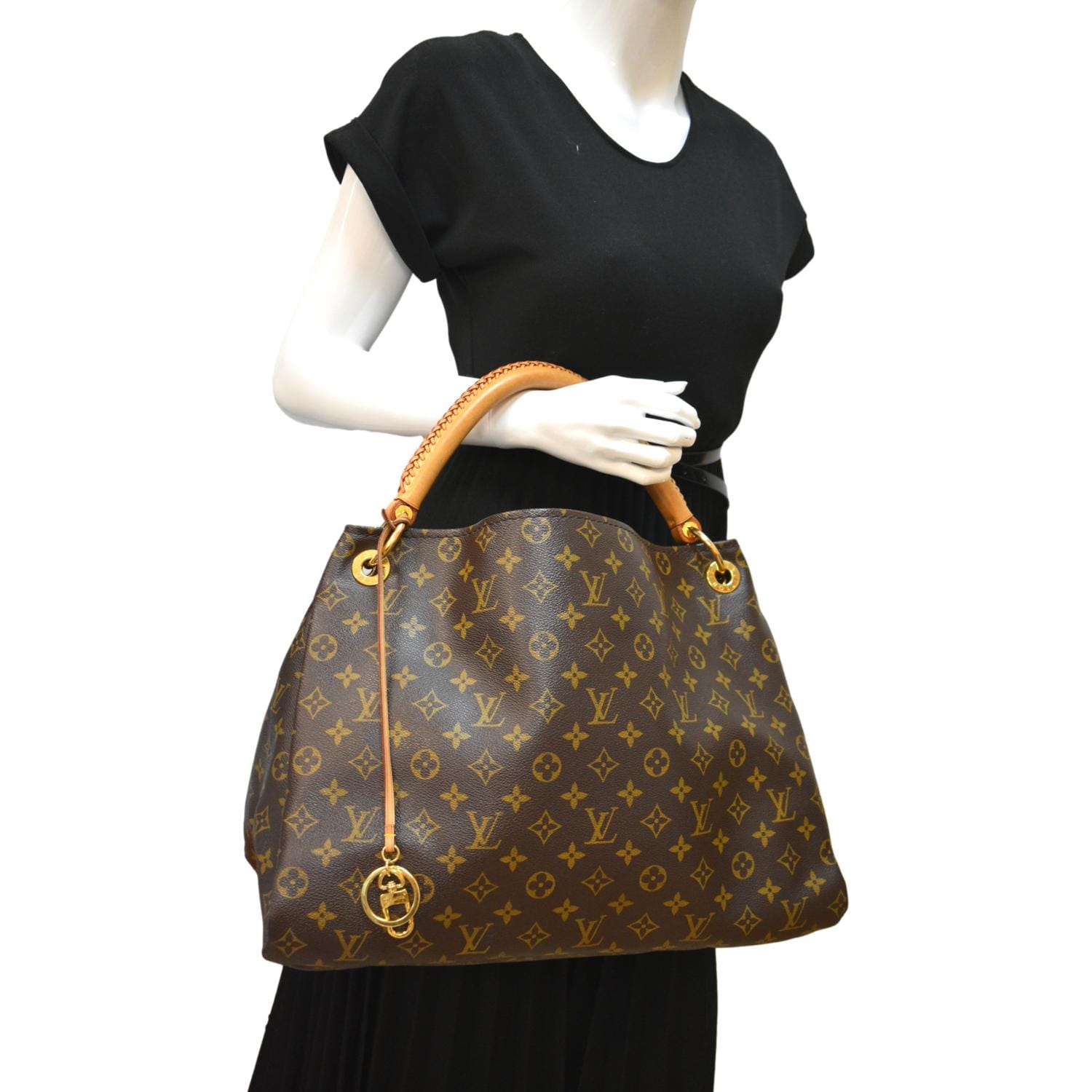 Louis Vuitton Monogram Hobo Bag Brown