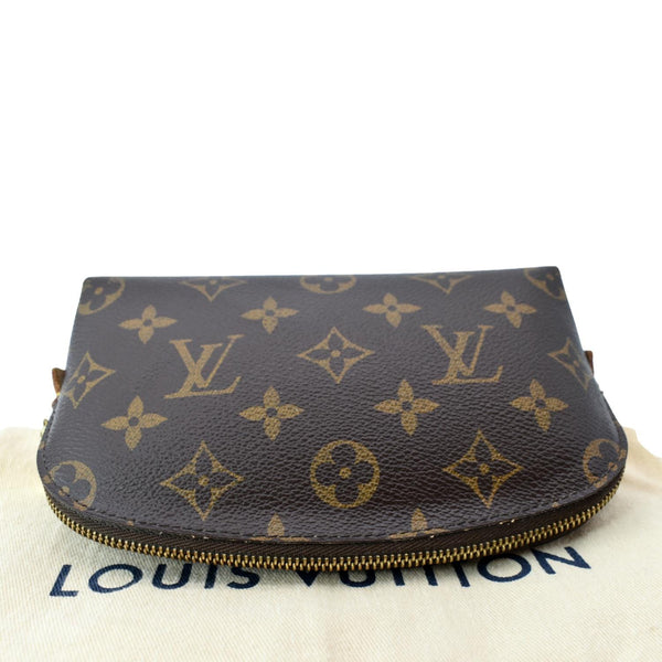 LOUIS VUITTON Monogram Canvas Cosmetic Pouch Brown