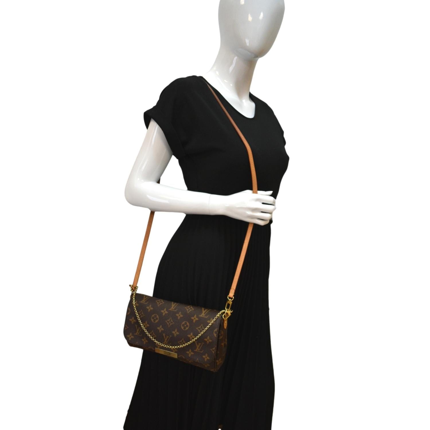 Louis Vuitton St. Cloud mm Women's Authentic Pre Owned Custom Painted Crossbody Bag Adjustable Strap Black, Brown Luxury Monogram Canvas Fringe