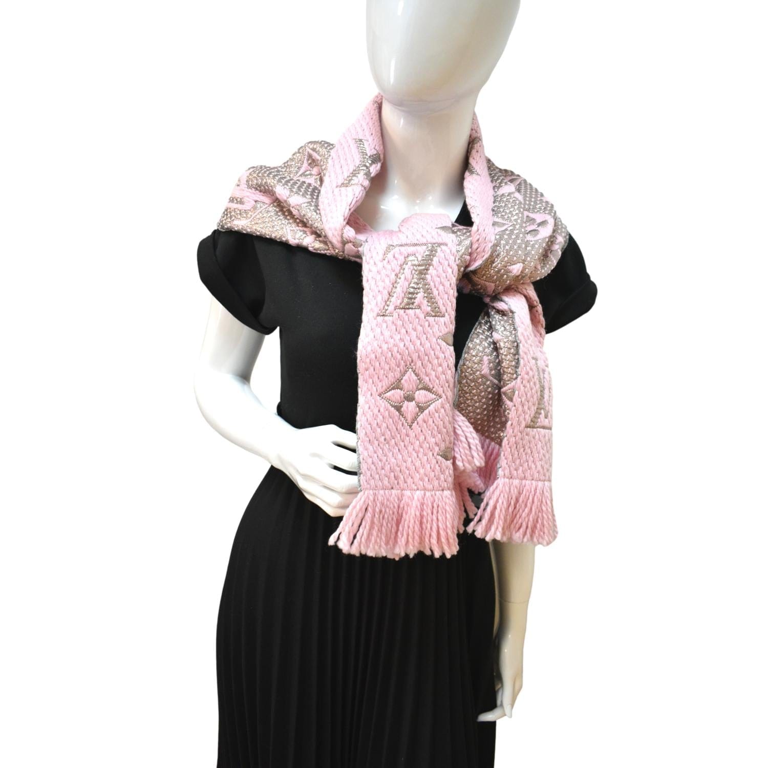 🔥NEW LOUIS VUITTON Silk Rodeo Ox Bandeau Scarf- Pink✨HOT GIFT❤️EXTREMELY  RARE!
