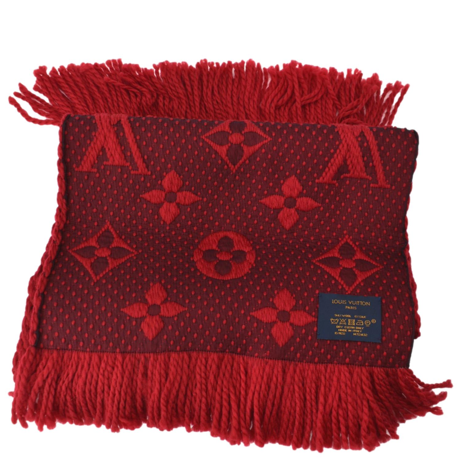 Logomania wool scarf