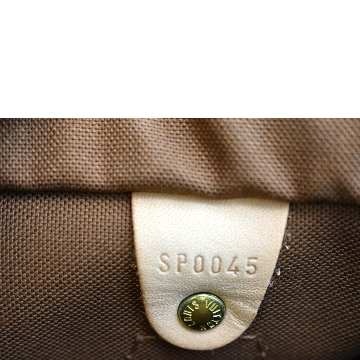 Brown Louis Vuitton 2008 Monogram Speedy 25 Bag – Designer Revival