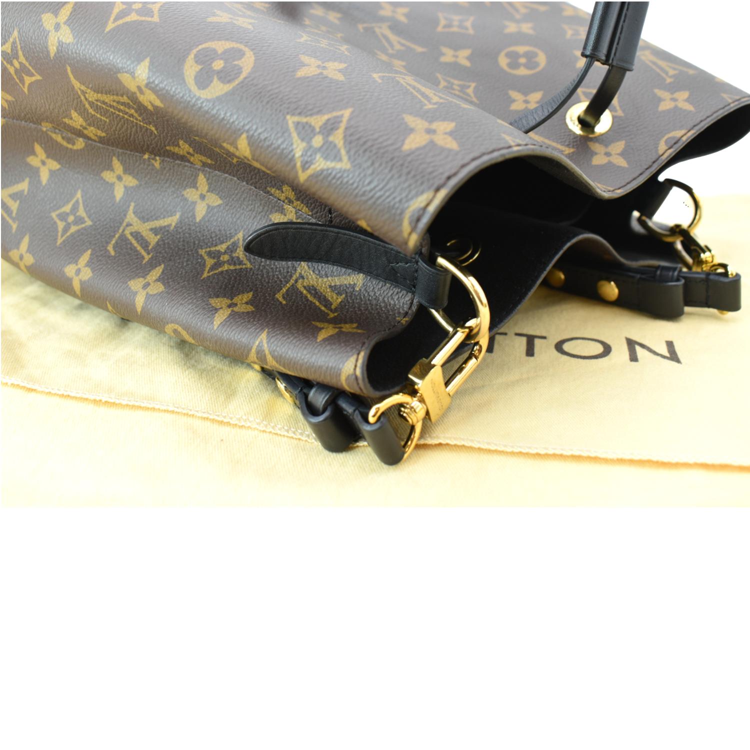 Louis Vuitton - Neonoe MM Monogram Brown Canvas Shoulder Bag FULL KIT -  BougieHabit