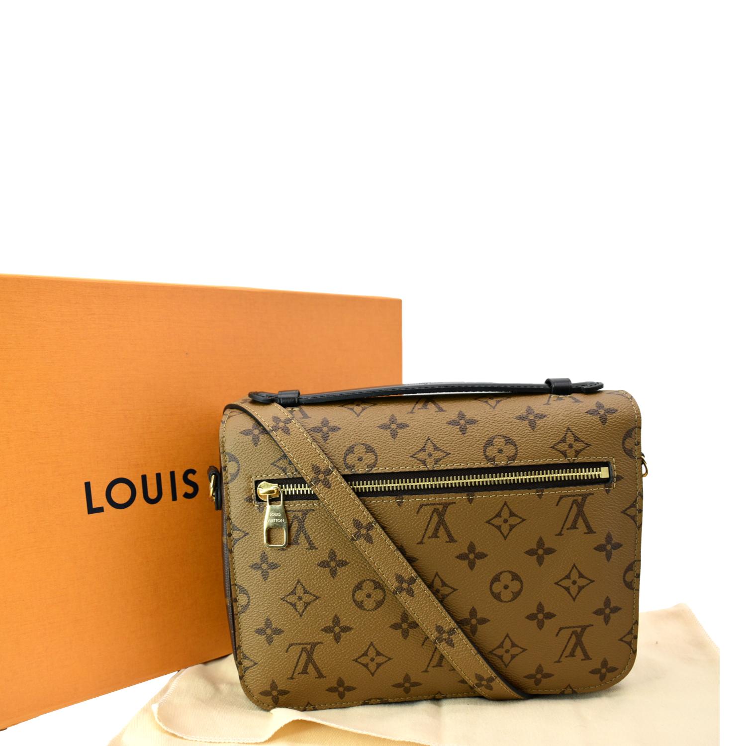 Sold at Auction: Louis Vuitton, Louis Vuitton 2019 Monogram Reverse  Pochette Metis - Brown Crossbody